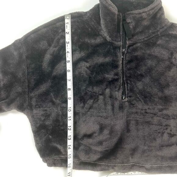 Urban Outfitters Angela Cropped Fleece 1/4 Zip Jacket - Picture 8 of 11